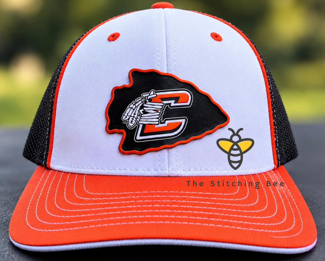 Chilhowie orange arrowhead patch on Richardson