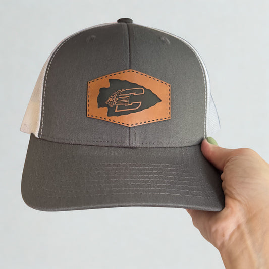 Chilhowie arrowhead patch hat