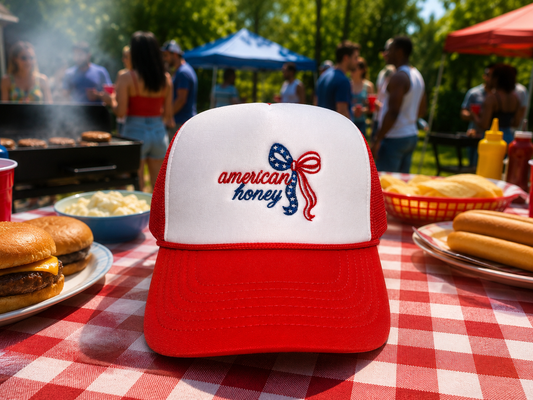 American Honey coquette bow hat