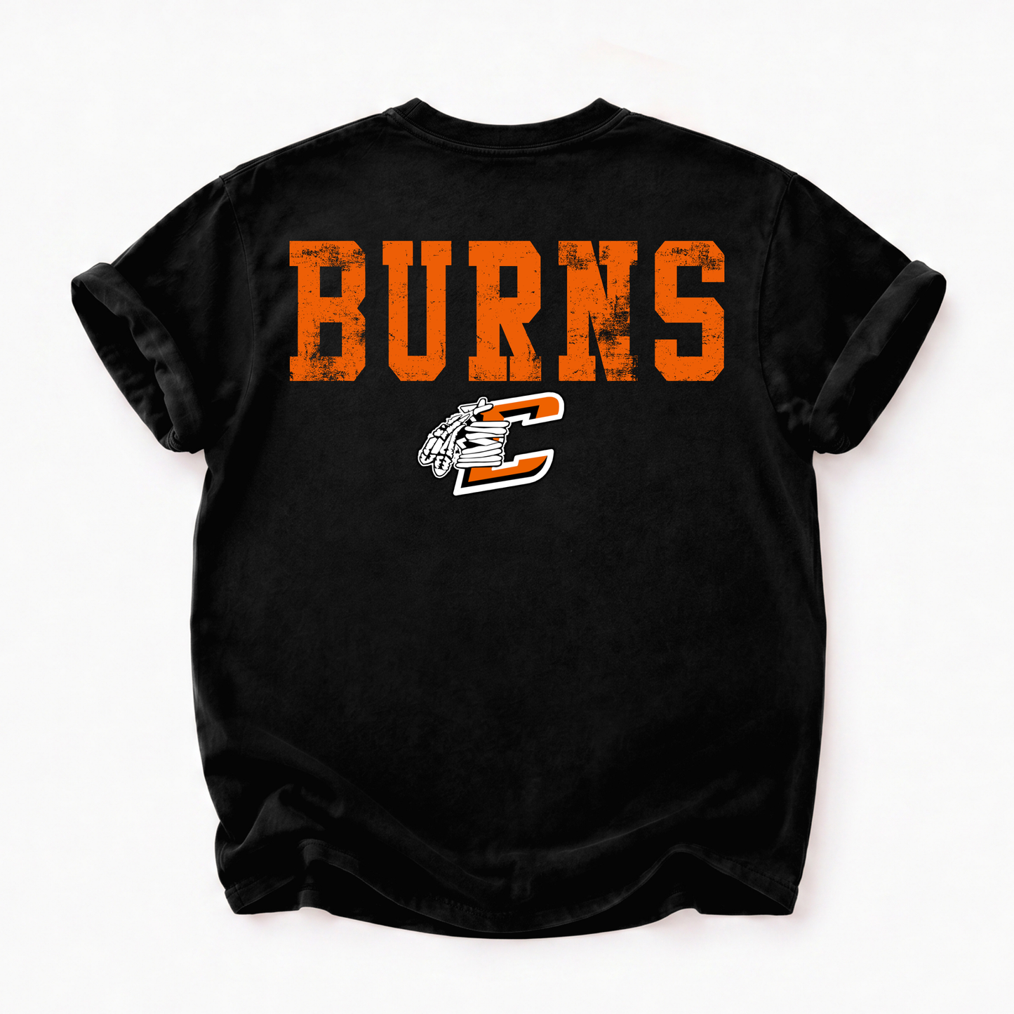 Chilhowie Warriors cheer dad shirt🧡🖤