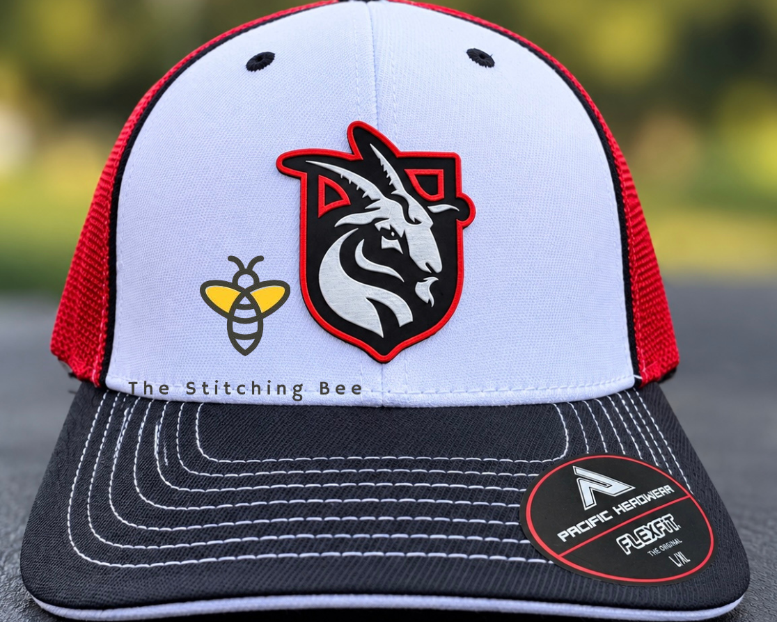 Marion Hurricanes goat patch hat on Richardson