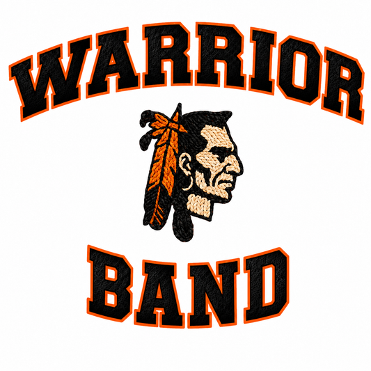 Chilhowie Warriors Band tote🧡🖤