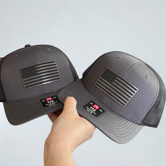 Blacked out flag hat