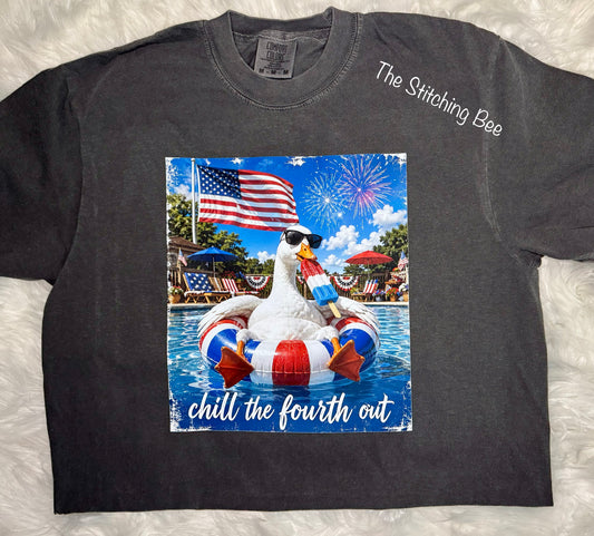 Chill the fourth out tshirt
