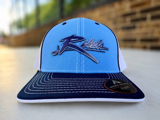 Rebels patch hat on fitted Pacific