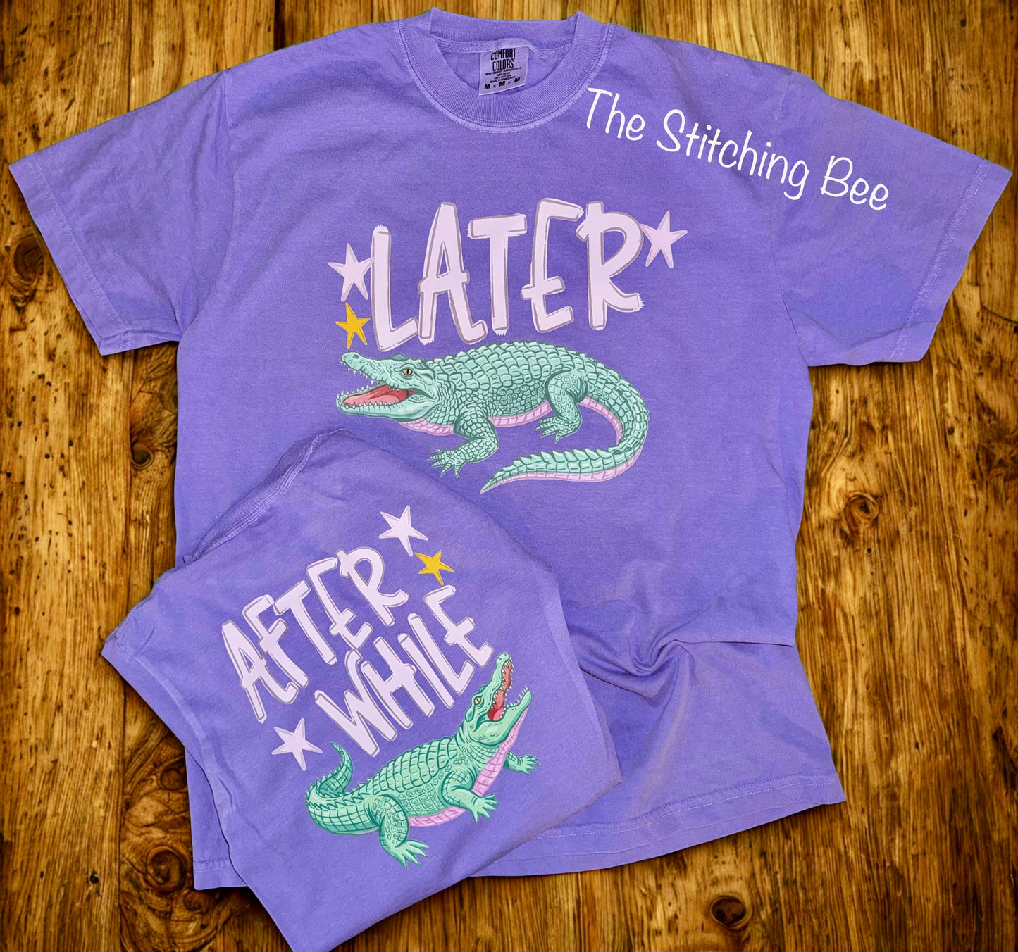 See ya later double print t-shirt