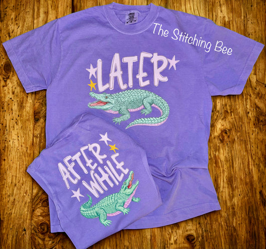 See ya later double print t-shirt